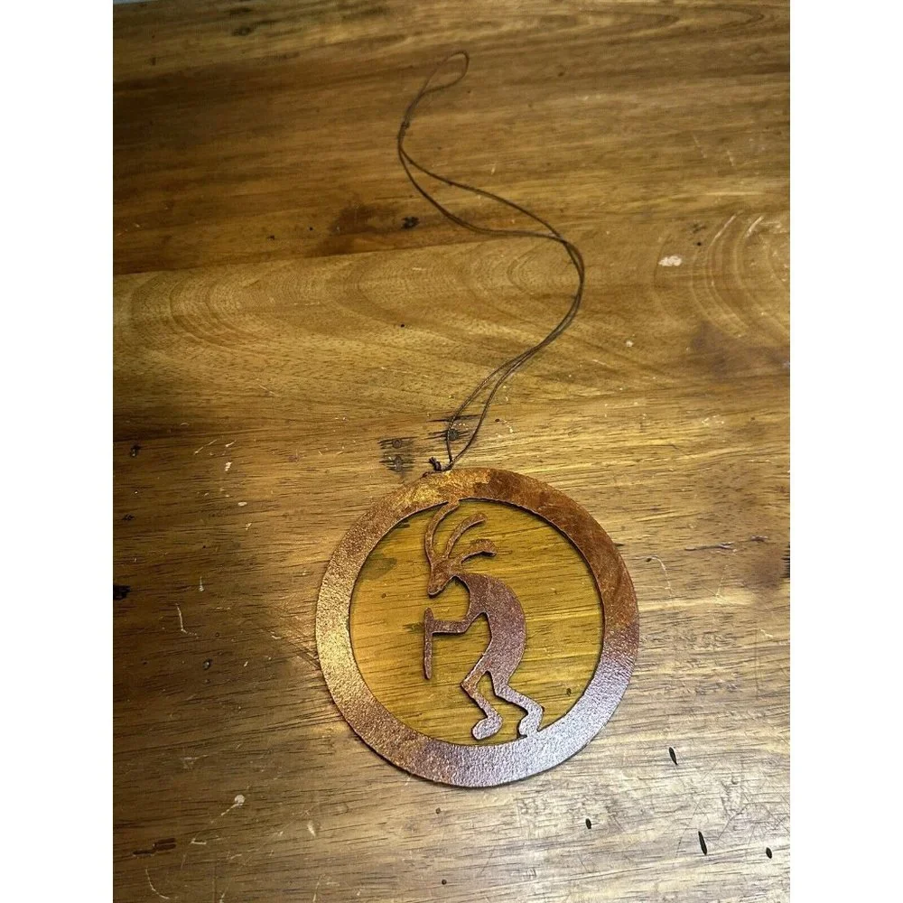 kokopelli Metal ornament sun catcher 4